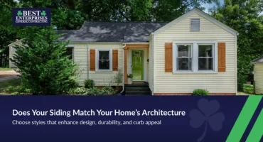 Matching siding styles with home architecture for a cohesive exterior design
