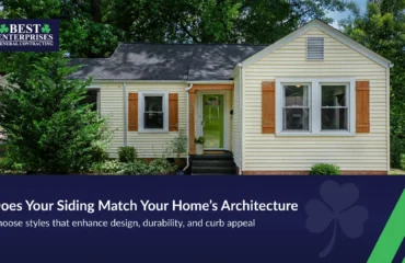 Matching siding styles with home architecture for a cohesive exterior design