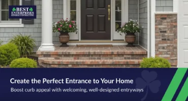Create the perfect entrance with stylish doors and exterior design