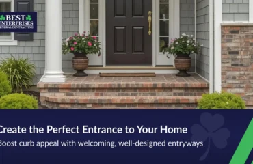 Create the perfect entrance with stylish doors and exterior design