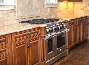 Countertop Wood Furnishings by Kitchen Remodeling Contractors