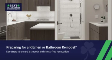 Home cleared before kitchen or bathroom remodel work