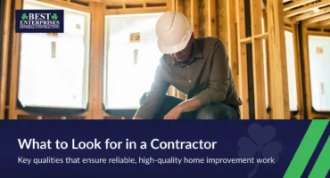 What to look for in a contractor for quality workmanship and trust