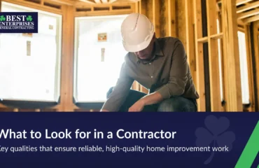 What to look for in a contractor for quality workmanship and trust