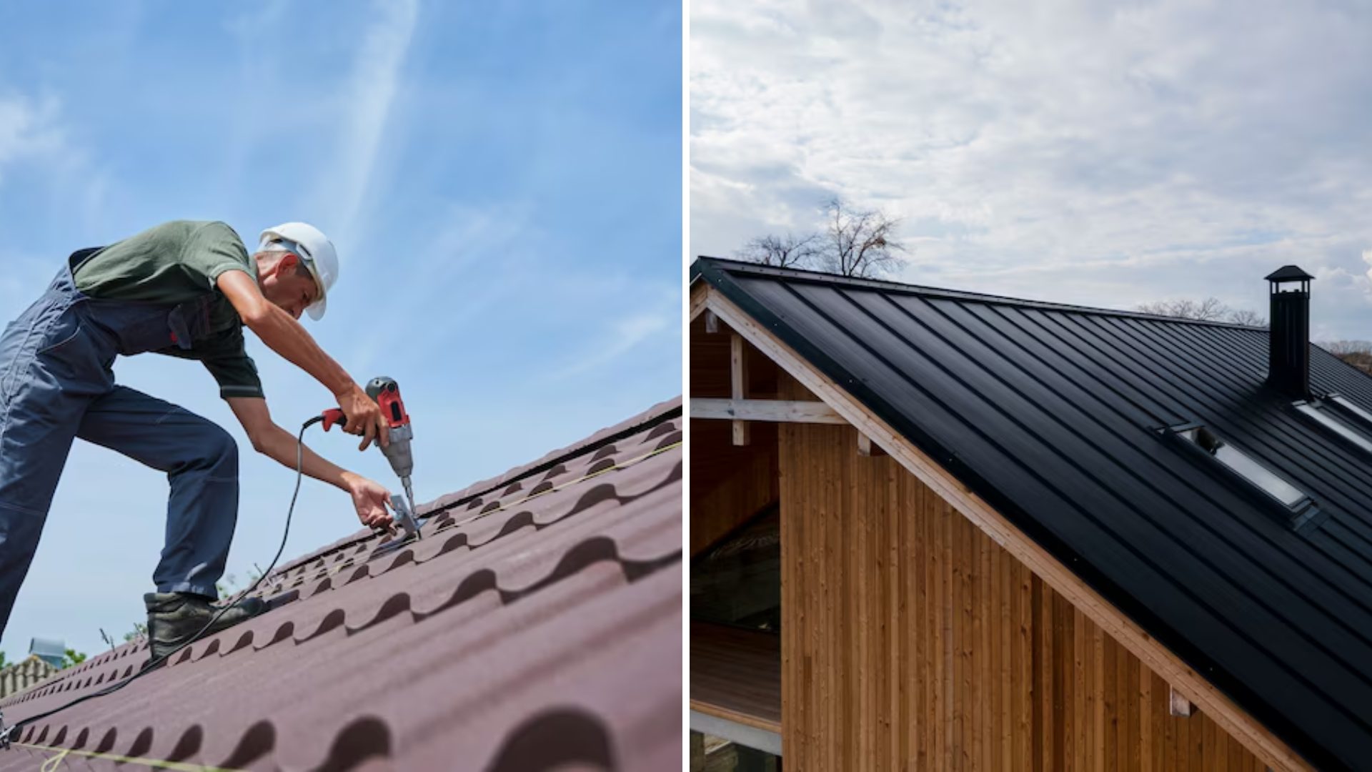 Homeowner comparing roof repair and replacement options based on inspection results