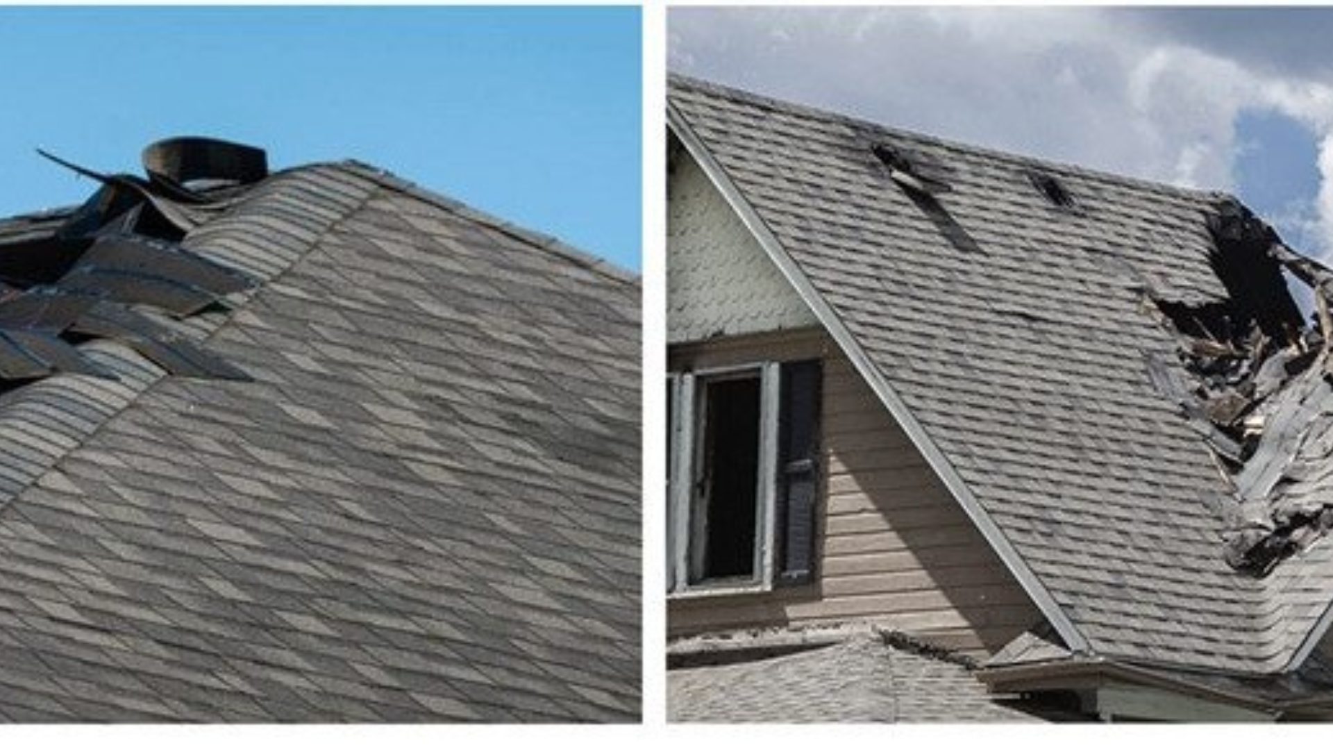 Side-by-side cost breakdown of roof repair and roof replacement options