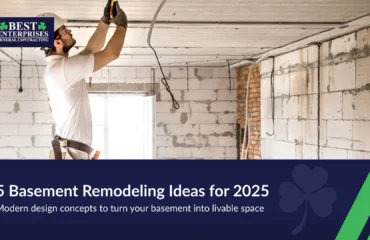 Basement remodeling ideas for 2025 to upgrade comfort and functionality