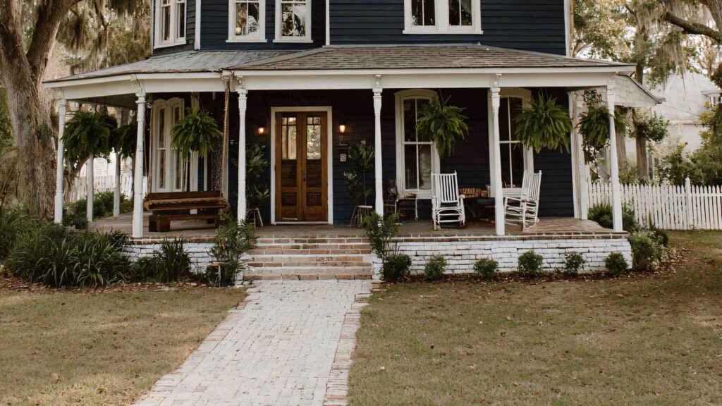 Wraparound porch with multiple activity zones Wraparound Porches