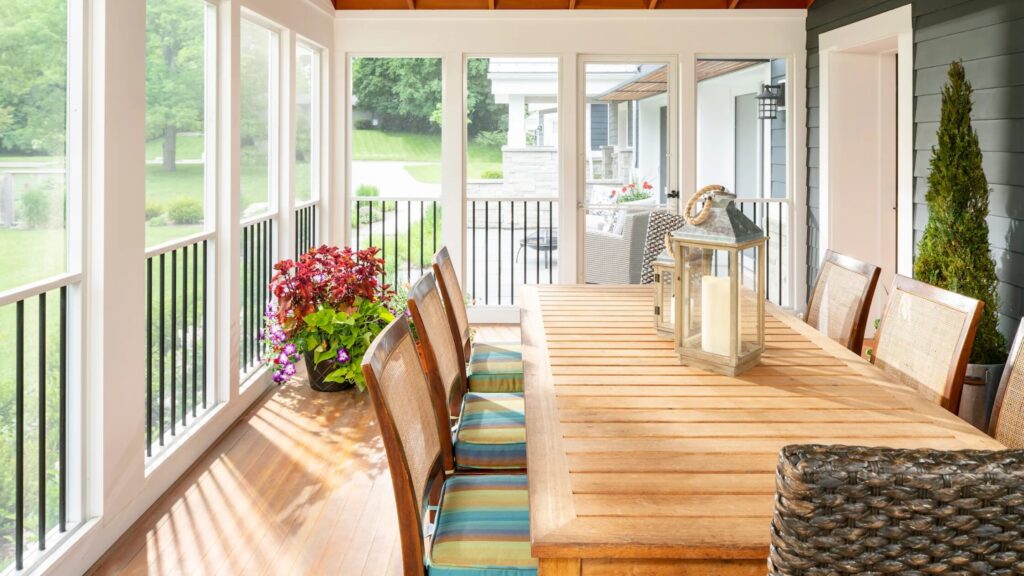 Screened porch for bug-free lounging Screened-In Porches
