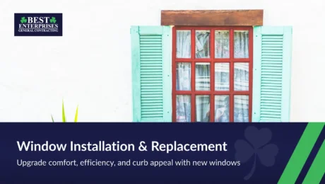 Professional window installation and replacement for energy efficiency