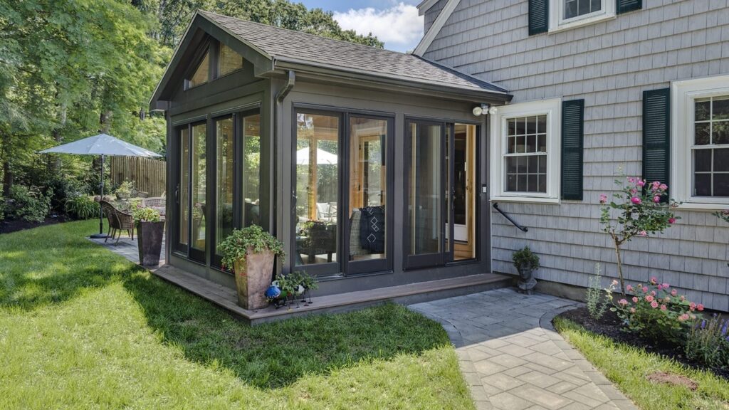 Four-season porch with insulated walls Four-Season or Enclosed Porches