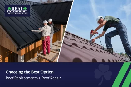 Choosing the Best Option: Roof Replacement vs. Roof Repair