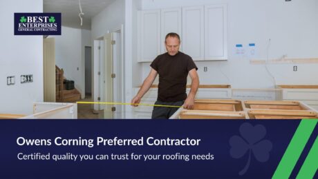 Owens Corning preferred contractor roofing by Best Enterprises