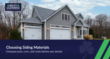 Pros, cons, and costs of popular siding materials