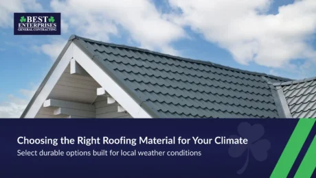 Choosing the right roofing material based on your climate