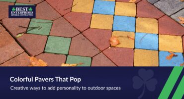 Creative ways to use colorful pavers in home landscaping