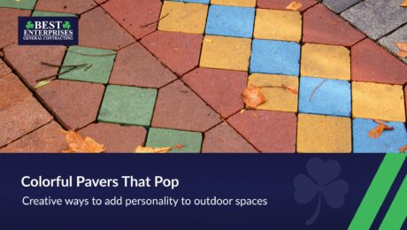 Creative ways to use colorful pavers in home landscaping