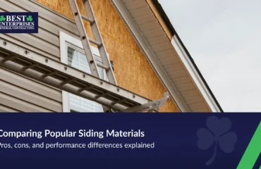 Comparison of popular siding materials for home exteriors