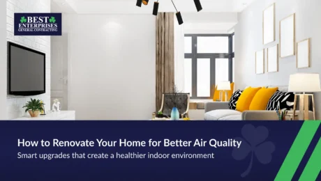 Home renovation tips to improve indoor air quality and airflow