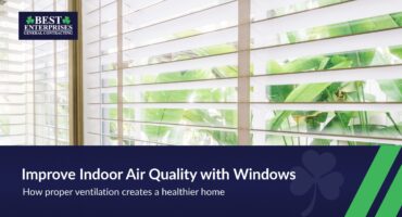Improve indoor air quality with proper window ventilation