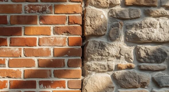 Brick vs stone masonry comparison for exterior construction