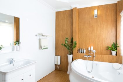 modern-house-bathroom-interior_1232-2953 Modern bathroom with stylish color scheme showcasing trendy bathroom color schemes ideas